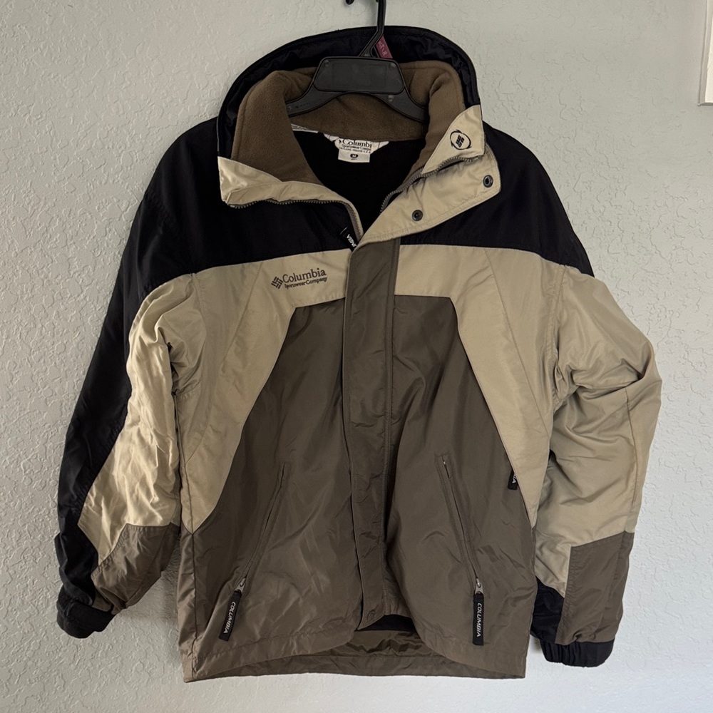 Columbia Black and Tan Performance Jacket